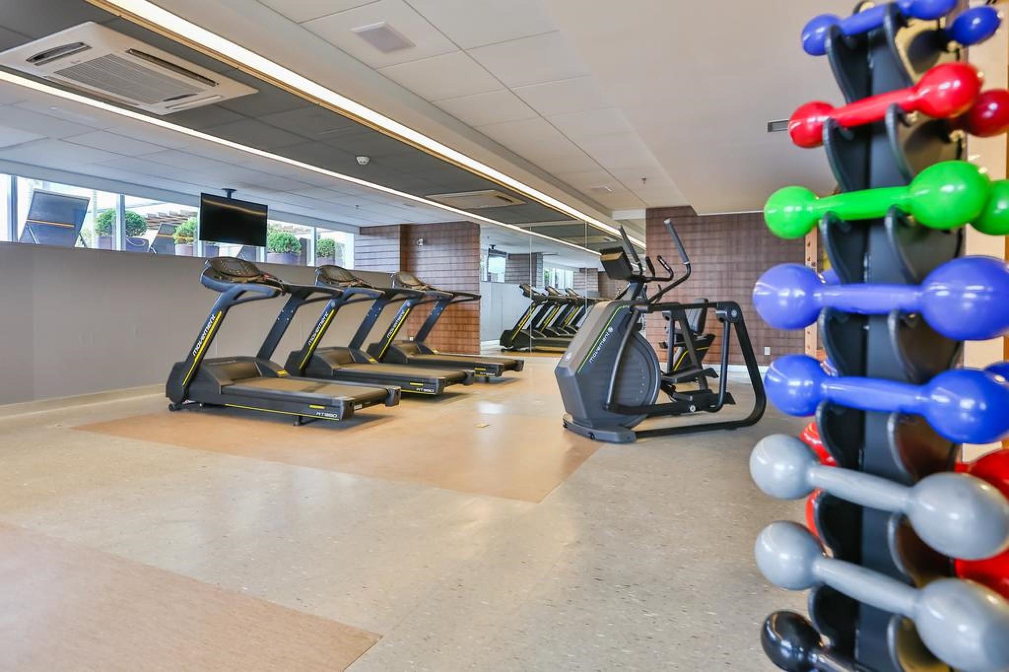 Transamerica Collection Goiânia Eksteriør billede The gym at the hotel
