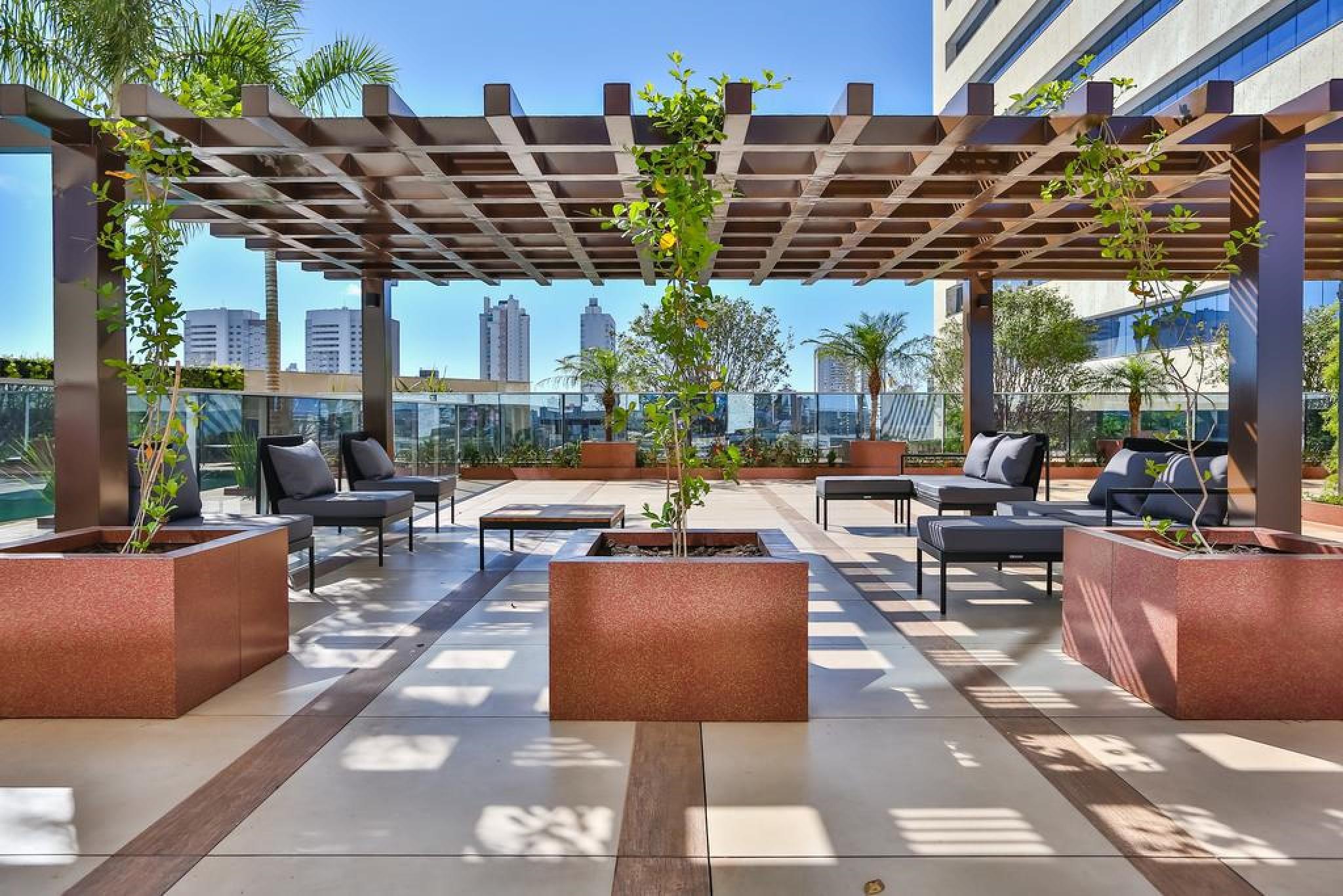 Transamerica Collection Goiânia Eksteriør billede Rooftop garden